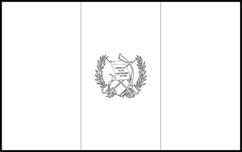 Printable Flag Of Guatemala - Printable Templates