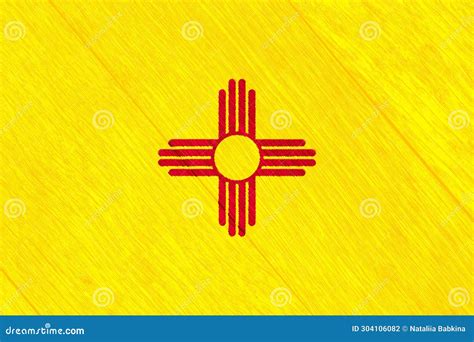 Flag of New Mexico State USA on a Textured Background. Concept Collage ...
