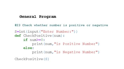 General Program - Check Positive/Negative & Count Primes - Studocu