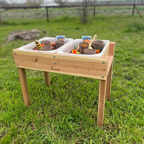 Outdoor Sensory Table: Mud Kitchen, Water Sand Play, Toddler Gift - Etsy