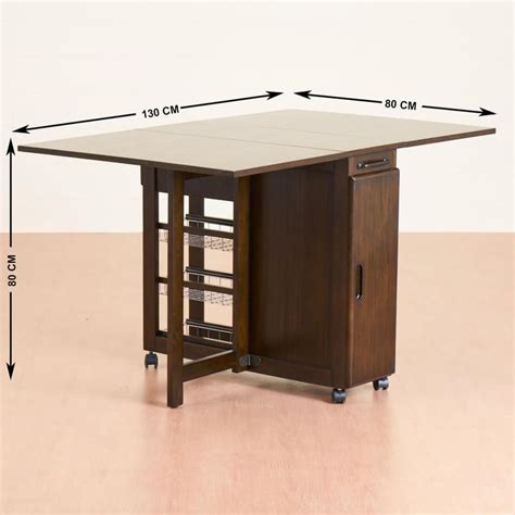 Buy Butterfly 4-Seater Rectangular Table with Basket Storage from Home ...