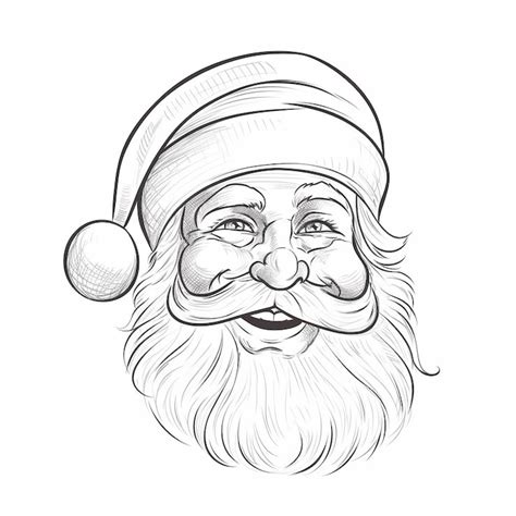 Santa black white Images - Free Download on Freepik