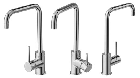 3D Angular Single Lever Sink Mixer Chrome model | 3D Molier International