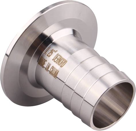 Buy DERNORD 2 Tri Clamp to 1.25 Hose Barbed Adapter SUS304 Sanitary ...