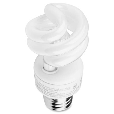 GE Energy-Efficient 9-Watt Spiral CFL Bulb, 520 Lumens, 2700 Kelvin ...