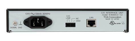 N-8000CO | N-8000 Series IP Intercom System | Products | TOA India Pvt ...
