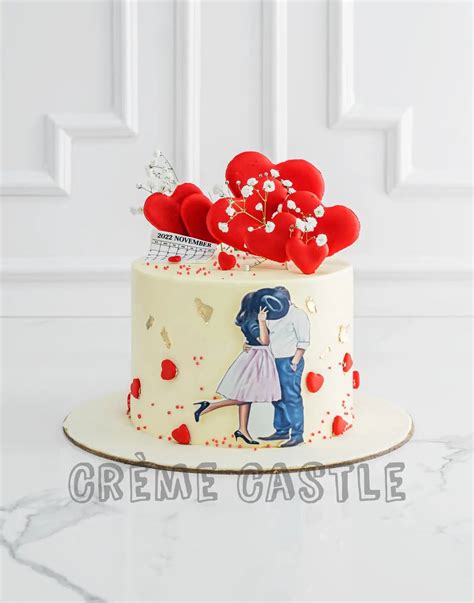 Kiss Couple Cupid Cake – Creme Castle