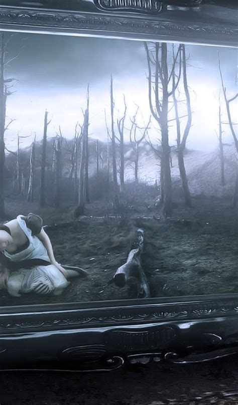 Download wallpaper girl, fantasy, Alice in Wonderland, trees, gothic ...