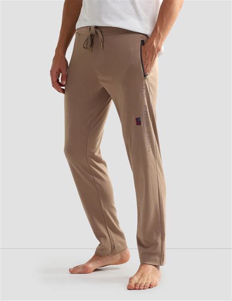 Buy Men Mid Rise Solid OR002 Lounge Track Pants - Pack Of 1 Beige|U.S ...