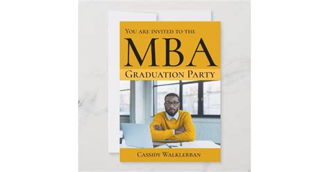 MBA Graduation Invitations 的图像结果