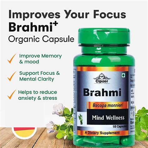Buy CIPZER BRAHMI CAPSULE ENHANCE MEMORY AND BRAIN FUNCTION WITH ...