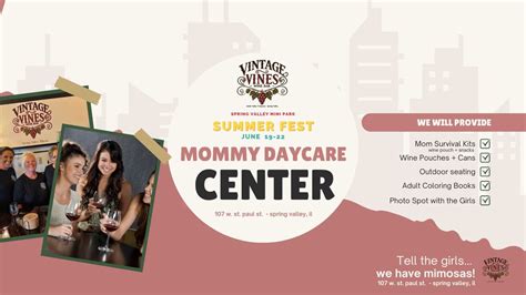 Vintage Vines Mommy Daycare Center, 107 W St Paul Street, Spring Valley ...
