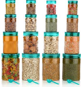 Snowberry Plastic Grocery Container - 1210 ml, 650 ml, 350 ml, 250 ml ...