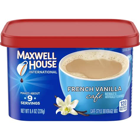 Maxwell House International French Vanilla Café Instant Coffee Review ...