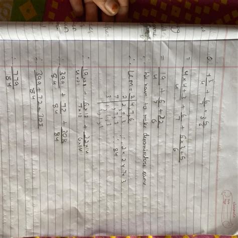 simplify [tex]4\frac{3}{4} + \frac{6}{7} + 3\frac{5}{6} [/tex] - Brainly.in