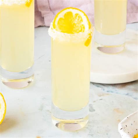 Lemon Drop Shots - Fake Ginger