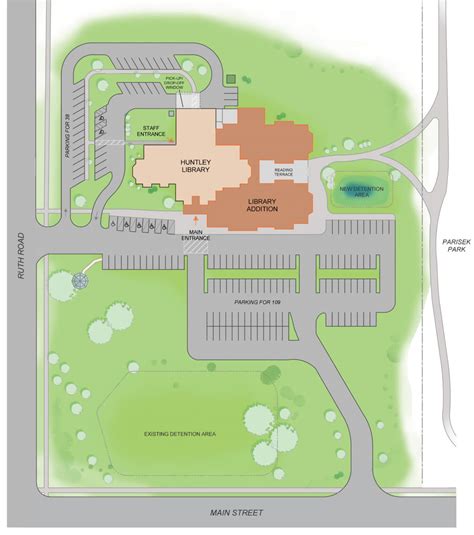 Site Plan - Huntley Area Public Library