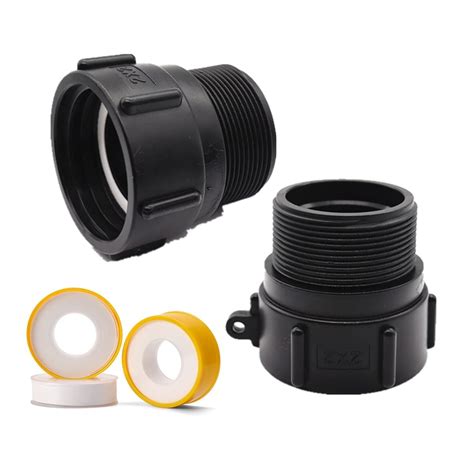 275 330 Gallon IBC Tote Water Tank Adapter with Gasket -2" Female ...