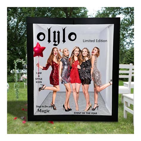 Olylo Magazine Photo Booth Box, 6.56 ft × 6.56 ft × 7.55 India | Ubuy