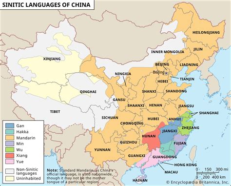 Mandarin Language Map