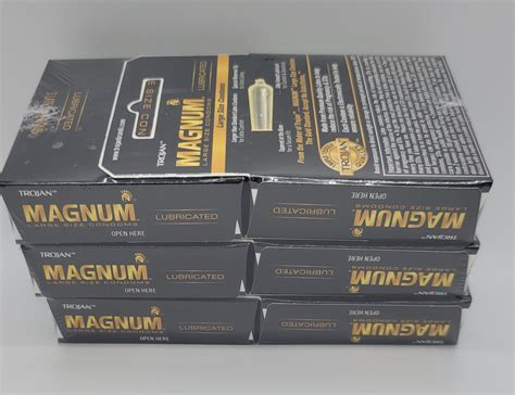 AtoZ - TROJAN MAGNUM LUBRICATED 6 CT
