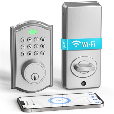 Buy Wi-Fi Smart Door Lock, samtechT Keyless Entry Door Lock, Smart Lock ...