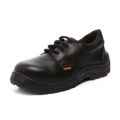 Agarson Mens Steel Toe Pvc Moulded Engineers/Labours Safety Shoes ...