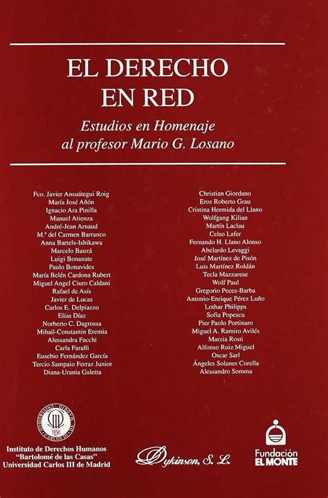 Buy El derecho en red/ The right network: Estudios En Homenaje Al ...