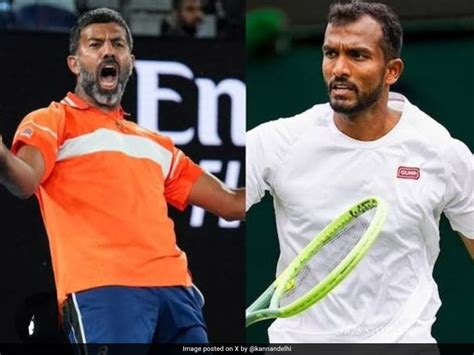 Rohan Bopanna and N Sriram Balaji Qualify for Paris Olympics in Men's