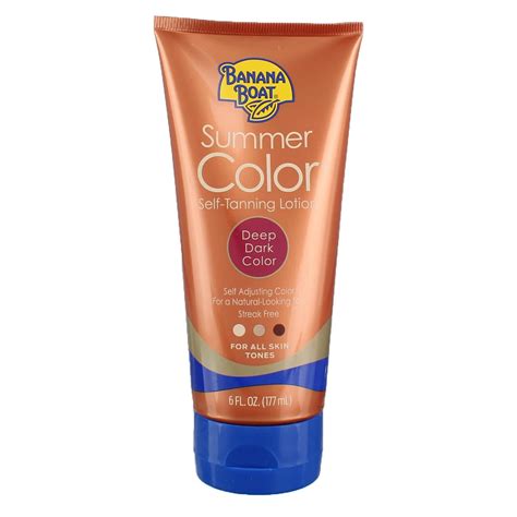 Amazon.com: Banana Boat Summer Color Self Tanning Lotion, 6oz | Deep ...