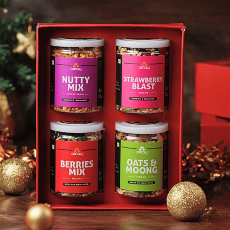 Healthy Delights New Years Gift Box - Omay Foods