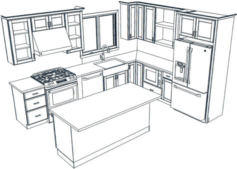 Image result for Draw a Kitchen Layout