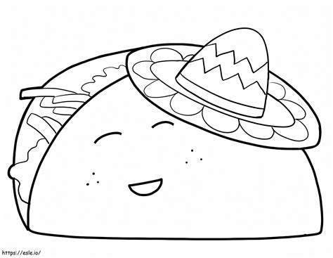 Taco Coloring Pages To Print [2025]