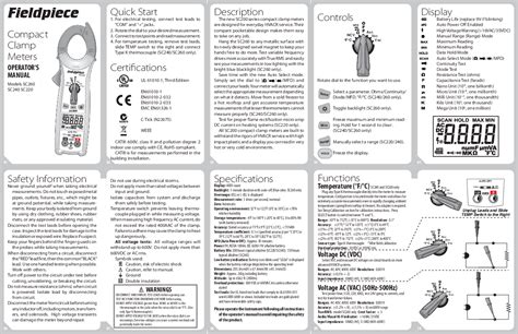 How to Use a Fieldpiece Sc260 的图像结果