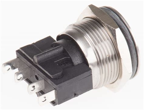 MP0031 Bulgin | Bulgin MP0031 Series Push Button Switch, Momentary ...