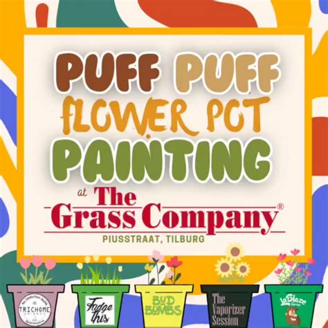 Puff Puff Terracotta Pot Painting - Tilburg.com