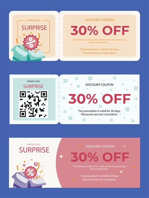 Coupon design, discount coupon, coupon, gift coupon, design example ...