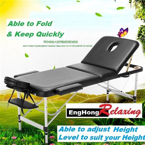 Aluminium Massage Bed, Reclining Massage Bed with Aluminium Frame ...