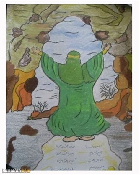 انواع کاربرگ و نقاشی عید مبعث برای رنگ آمیزی با کیفیت عالی + دانلود