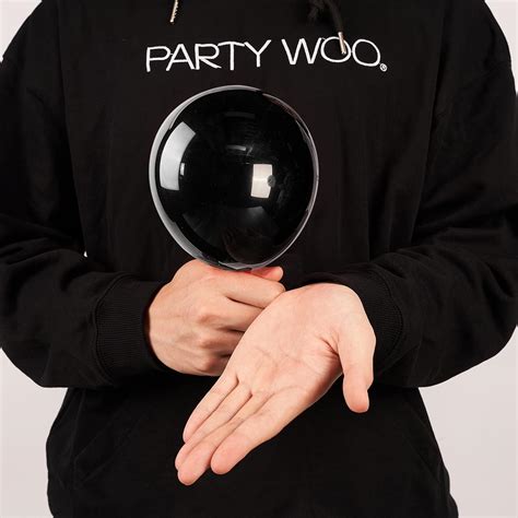 Buy PartyWoo Black Balloons, 50 pcs 5 inch Matte Balloons with Balloon ...