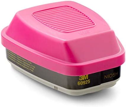 3M P100 Respirator Cartridge/Filter 60925, 1 Pair, Helps Protect ...