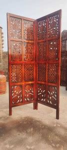 India wood mart Wooden Room Partition for Living Room Wood Screen 5 ...
