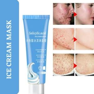 brown blush ICE CREAM MASK GEL CLEANSING, WHITENING AND BRIGHTNING FACE ...