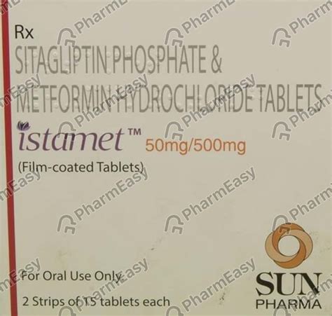 Istamet 50/500 Mg Strip Of 30 Tablets: Uses, Side Effects, Price ...