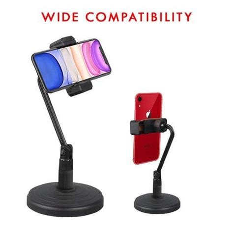 Mobile Phone Stand, Angle Adjustable Cell Phone Holder Gooseneck ...