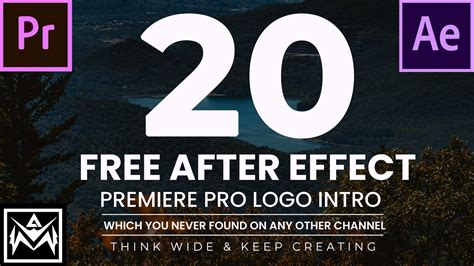 Best 20 New Logo After Effect and Premiere Pro Templates – MA Editz
