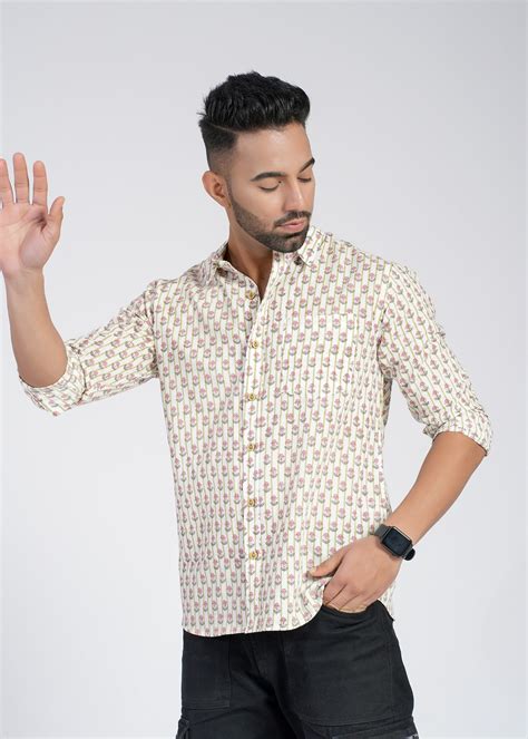 Cotton Printed Full Sleeve Shirt – Cotton Curio