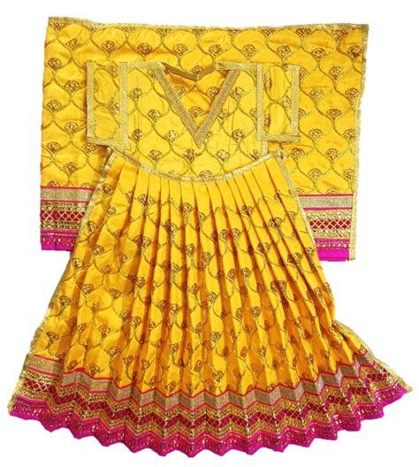 Mata Rani _Poshak_ Vastra for Devi Idol Figure - (24" Inch./2 feet)_ S ...