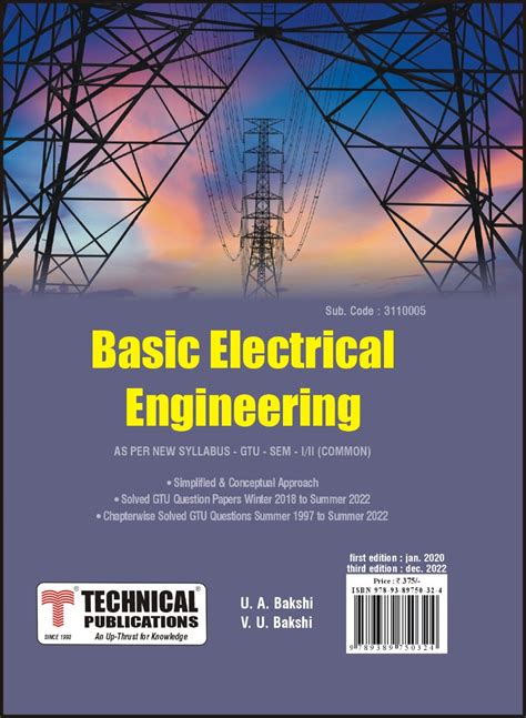 Basic Electrical Engineering for GTU 18 Course (I/II - Common - 311000 ...