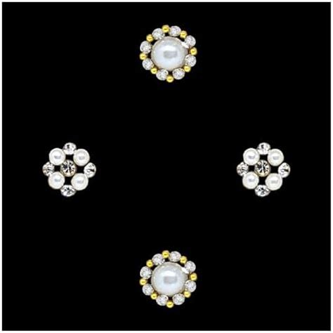 Comet Busters® Stick-On Nose Bindis – No Piercing – White Pearl ...